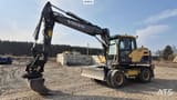 2014 Volvo EW160D wheel excavator side view