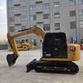 2024 Caterpillar 307E2 mini excavator, side profile view