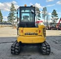 2020 Komatsu PC58MR-5E0 mini excavator, rear view