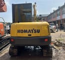 Komatsu PC56 mini excavator, rear view