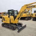 2023 Komatsu PC56 mini excavator, side profile view