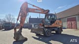 2010 Doosan DX190W wheel excavator, front three-quarter view