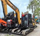 Sany SY60C mini excavator, front three-quarter view