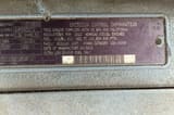 2015 Fuchs MHL350 Material Handler engine emission plate