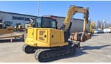 2020 Caterpillar 308-07CR crawler excavator, rear three-quarter view