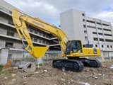 Komatsu PC400-8 crawler excavator, side view