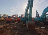 2020 Kobelco SK200 LC crawler excavator, front view