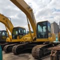 2018 Komatsu PC200-6 crawler excavator, side view