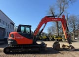 2022 Kubota KX080-4α2 crawler excavator side view