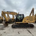 2018 Caterpillar 320 excavator side view