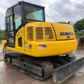 2024 Komatsu PC70-8 crawler excavator, rear three-quarter view
