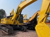 2024 Komatsu PC350-8 crawler excavator, rear three-quarter view