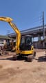 2016 Komatsu PC50MR-2 mini excavator, front three-quarter view