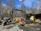 2019 Volvo ECR145EL crawler excavator side view
