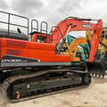 2023 Doosan DX300LC-9C crawler excavator, side profile view