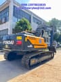 2024 Hyundai HX220HD crawler excavator, rear three-quarter view