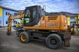 2017 CASE WX148 wheel excavator, side profile view