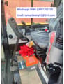 2025 LiuGong 9017 Mini Excavator cab interior showing the left-hand joystick and control levers.
