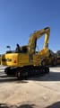 2023 Komatsu PC200-8 crawler excavator, rear three-quarter view