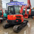 2024 Kubota KX155 mini excavator, front three-quarter view