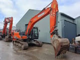 2018 Doosan DX225LC-5 crawler excavator, side view