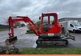 2014 Wacker Neuson 50Z3 mini excavator, side profile view