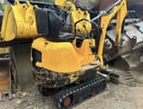 2013 JCB 8008 CTS mini excavator, rear three-quarter view