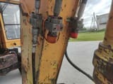 1992 Caterpillar 214 B wheel excavator hydraulic lines detail