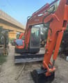 2019 Hitachi ZX55 mini excavator, front three-quarter view