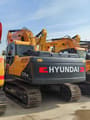 Hyundai R220LC-9S crawler excavator, rear three-quarter view