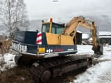 Komatsu PC180LC-3 excavator, rear three-quarter view