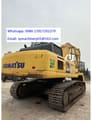 2019 Komatsu PC400-8 crawler excavator, rear three-quarter view