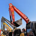 2024 Hitachi ZX130 crawler excavator boom and bucket view