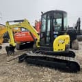 2024 Yanmar VIO35 mini excavator, side view