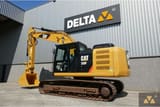2017 Caterpillar 320FL crawler excavator side view