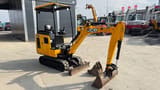 2022 JCB 16C-1 mini excavator, side view