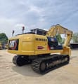 Caterpillar 320GC crawler excavator, rear three-quarter view