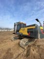 2023 Volvo EC210D crawler excavator, rear three-quarter view