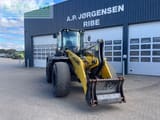 2018 New Holland W190D Long Reach wheel loader, front three-quarter view