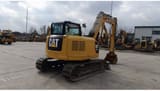 2019 Caterpillar 308E2CR crawler excavator, rear three-quarter view