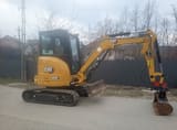 2021 Caterpillar 303E crawler excavator side view