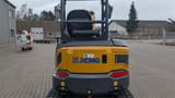 XCMG XE27E mini excavator, rear view
