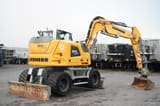 2020 Liebherr 910 Compact Litronic wheel excavator, rear three-quarter view