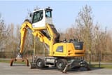 2018 Liebherr LH 22 M material handler with sorting grab and blade, side view