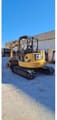 2018 Caterpillar 305.5E2 crawler excavator, rear three-quarter view