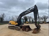 2012 Volvo EC220DL crawler excavator, side view