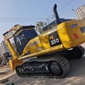 2024 Komatsu PC350LC-8 crawler excavator rear three-quarter view