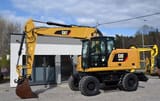 2020 Caterpillar M316F wheel excavator side view