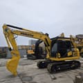 2023 Komatsu PC110 crawler excavator, side profile view