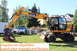 2012 JCB JS175W wheel excavator, side view